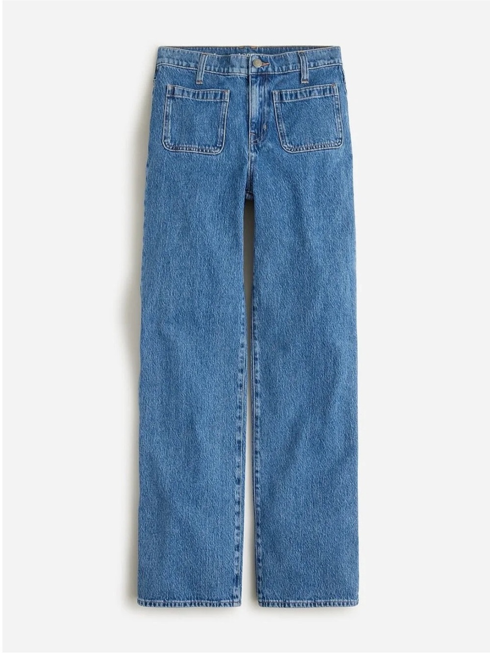 J. Crew petite slim wide-leg jean in Joelle wash